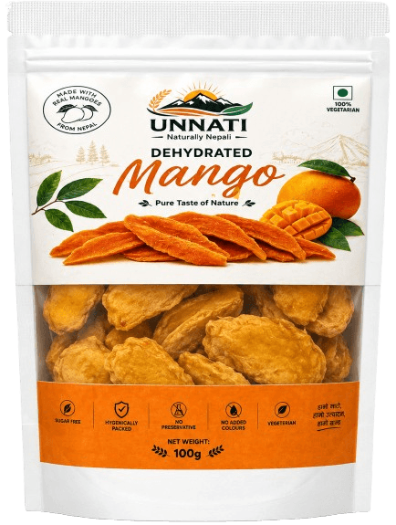 Dehydrated Mango- 100g by Unnati Foods Nepal